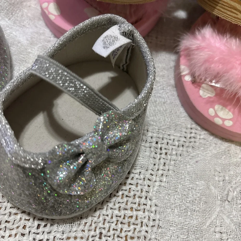 LOT OF BUILD A BEAR SHOES - 3 PAIR